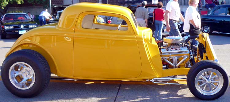 34 Ford Hiboy Chopped 3W Coupe